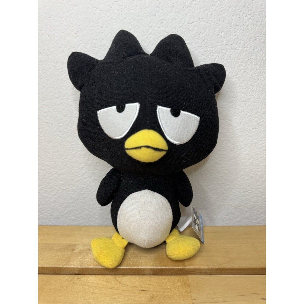2011 Sanrio Badtz Maru Plush Toy by Fiesta, size 10.5', which name forms "XO"